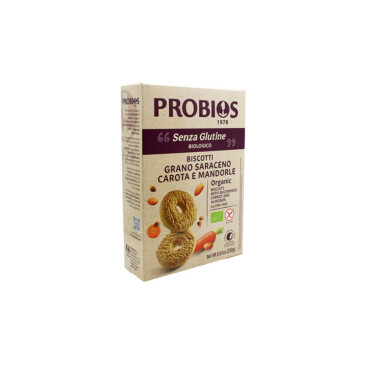 Biscotti al grano saraceno carote e mandorle