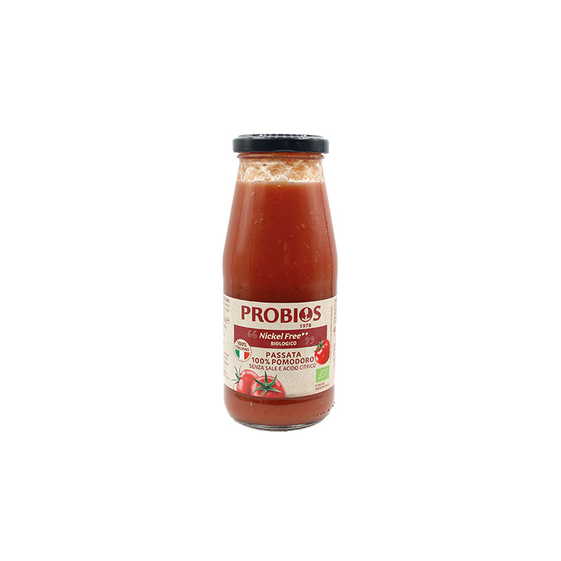 Passata di pomodoro senza nichel